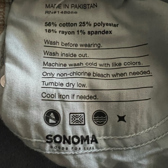 Pre-LOVED Sonoma petite straight leg jeans. 16P. EUC - Picture 5 of 8